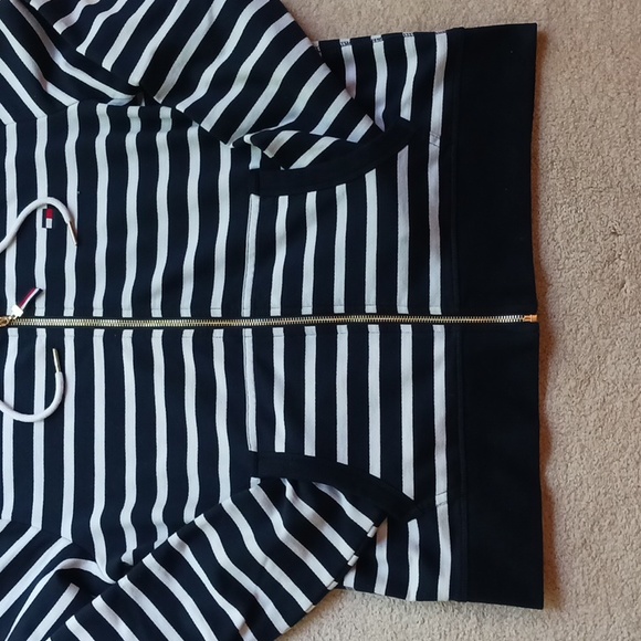 Nautical Striped Full Zip Hoodie - Picture 5 of 7